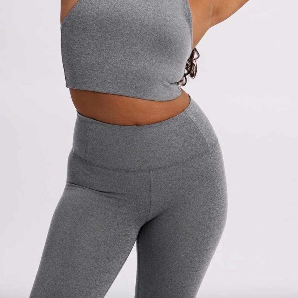 Girlfriend collective float legging - gravel heather